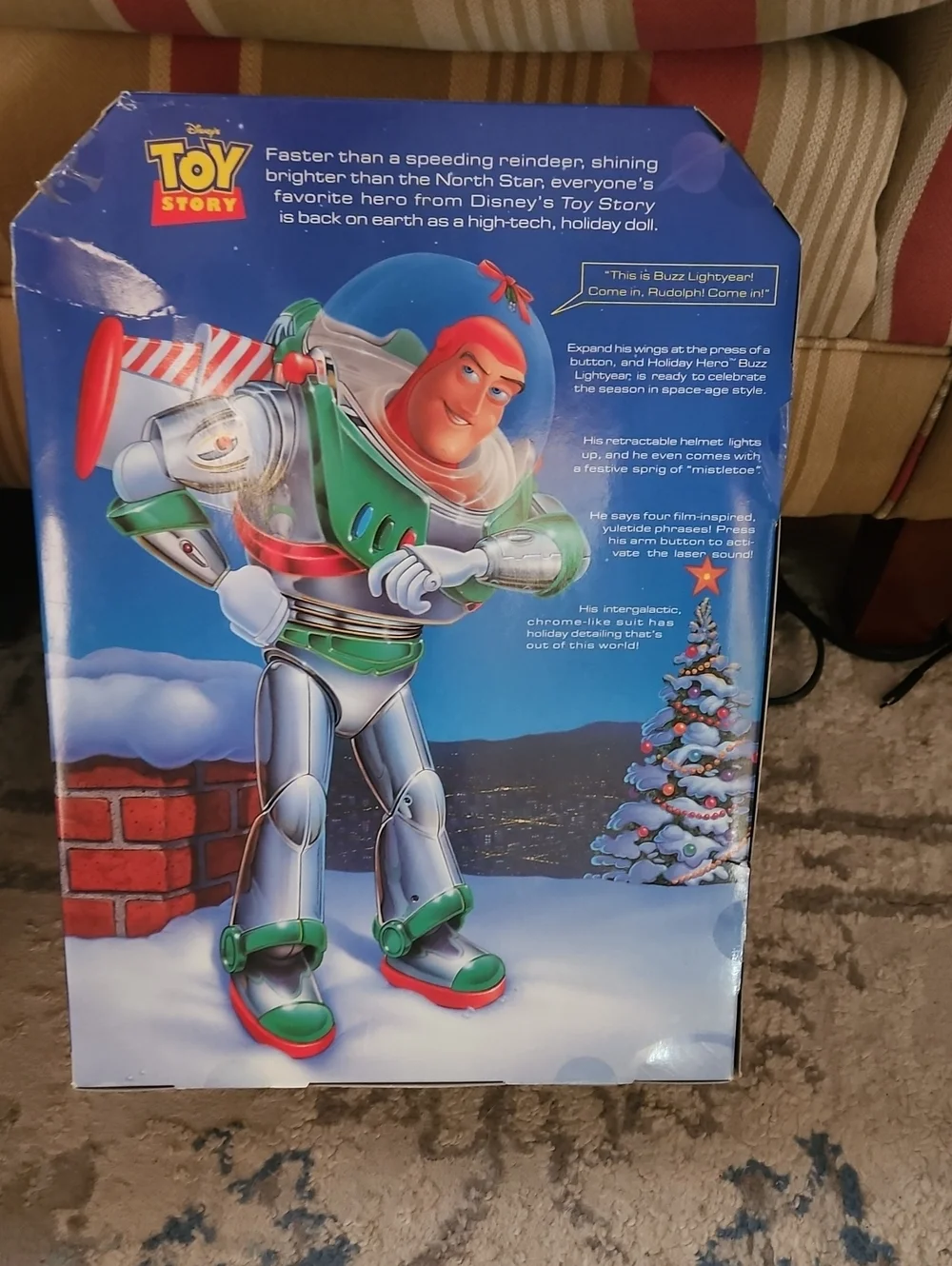 1998 Holiday ..rare..Woody And Buzz Holiday. NIB